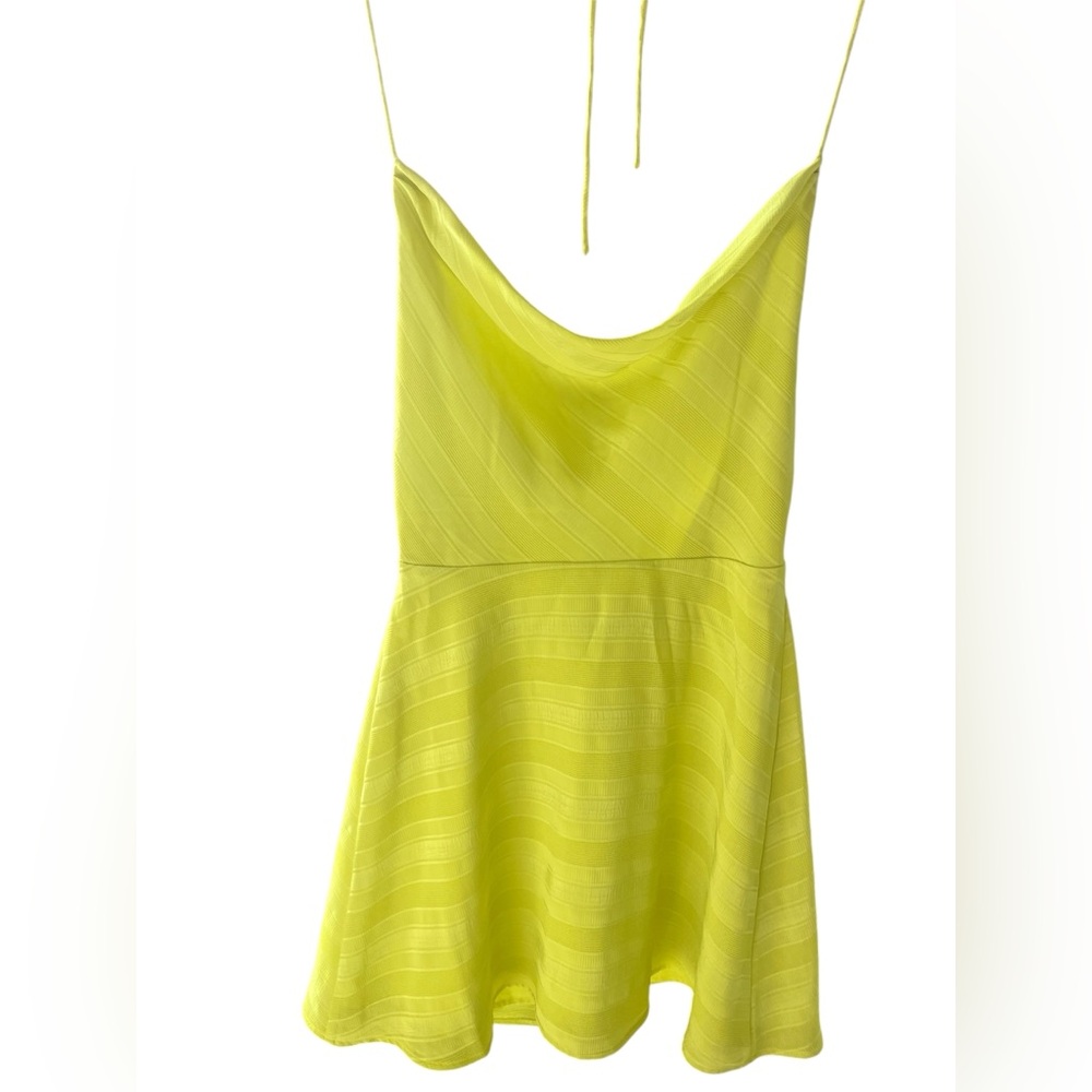NBD Neon Yellow Mini Dress
